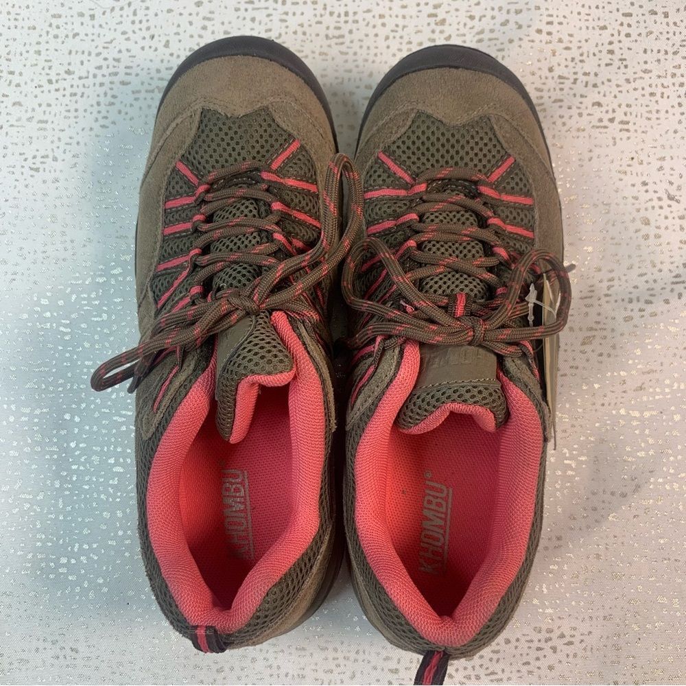 Khombu Maura Sneakers Hiking Trail Walking Shoes Brown Pinehurst Size 7.5 M
